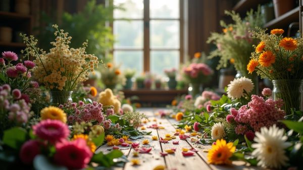 Artisans fleuristes à Périgueux offrant des compositions uniques
